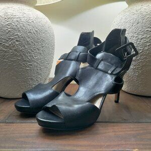 Size 9.5 - VIA SPIGA Leather Heels